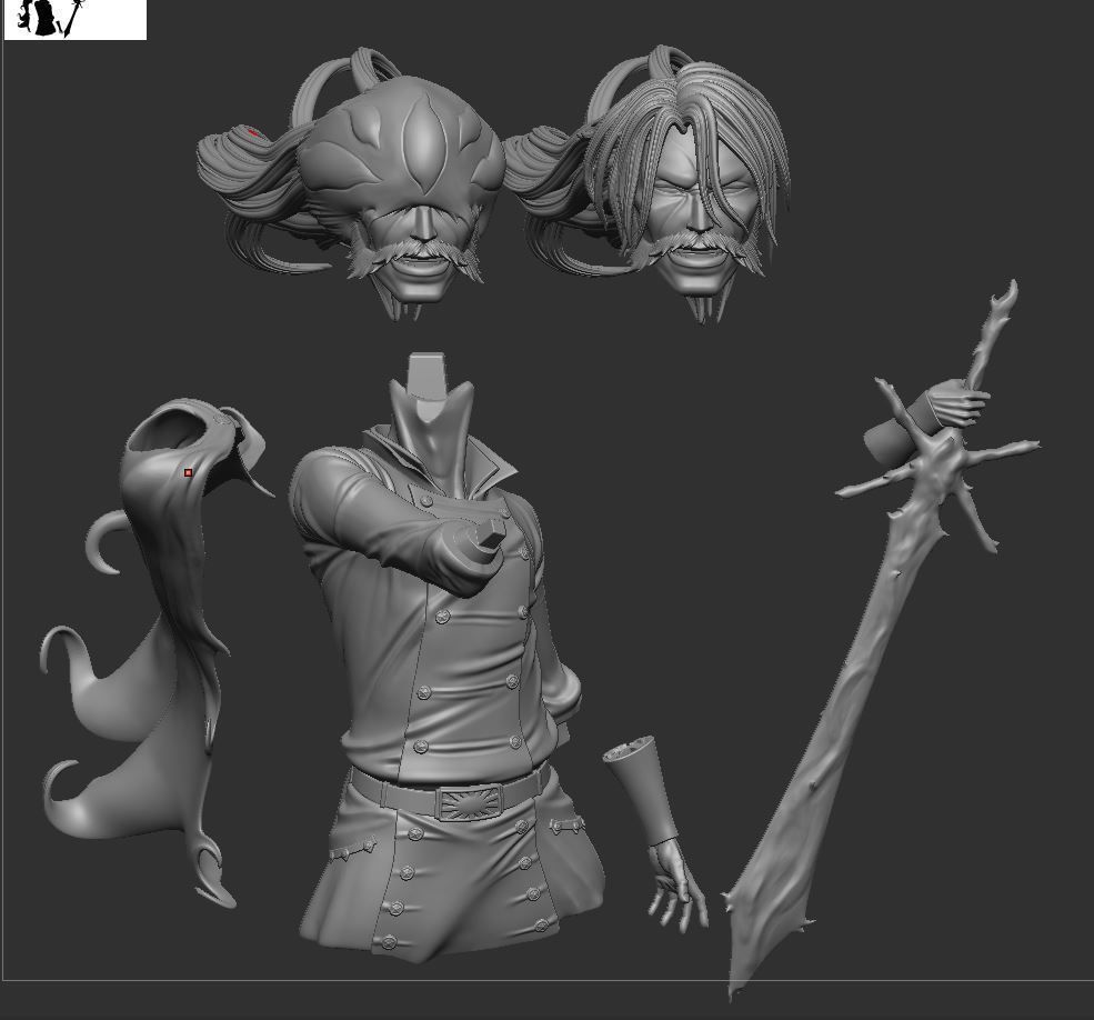 Ichigo Vs Yhwach - Bleach 3D print model_27