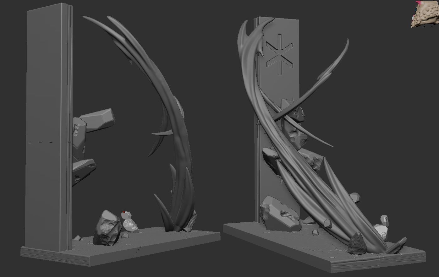 Ichigo Vs Yhwach - Bleach 3D print model_26