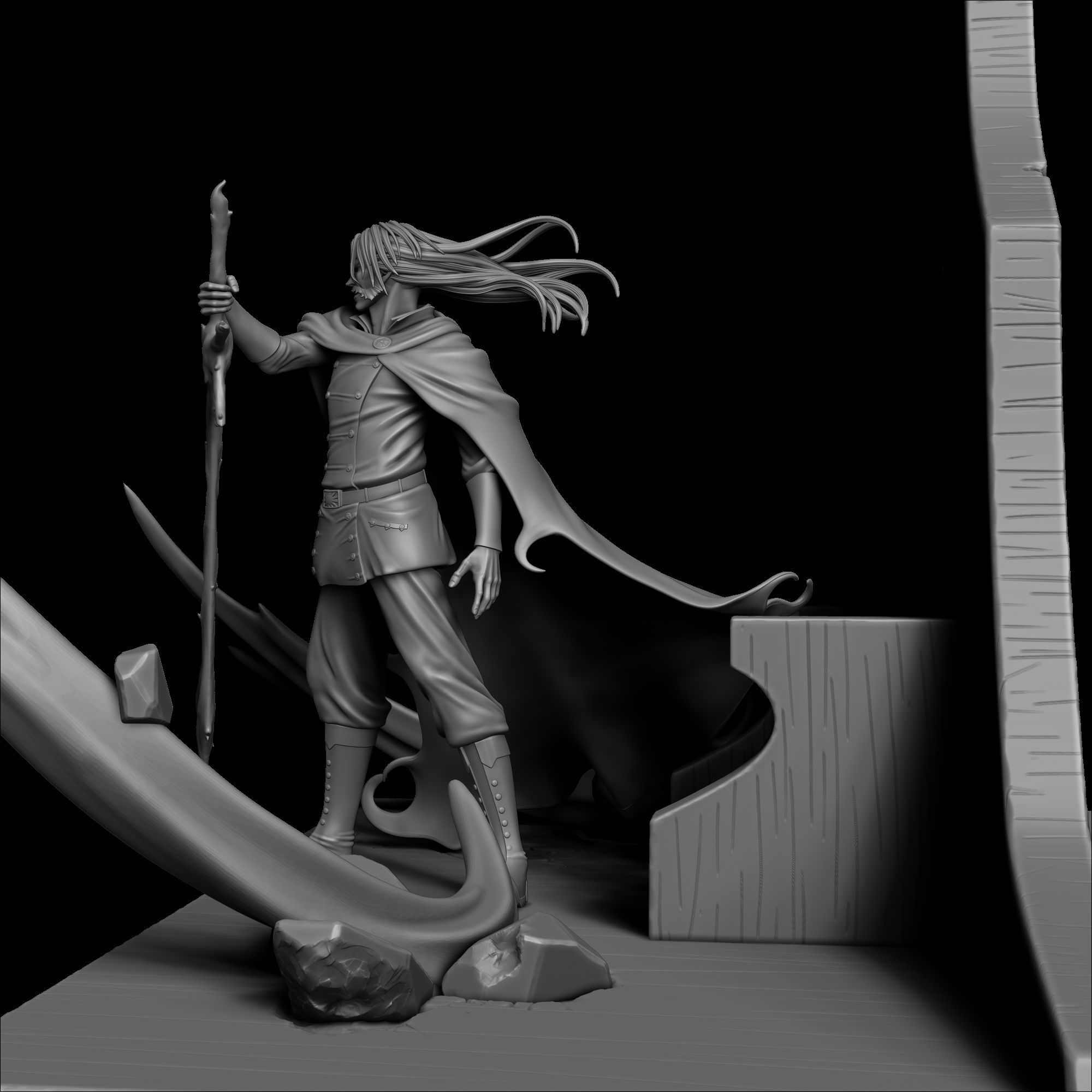 Ichigo Vs Yhwach - Bleach 3D print model_12