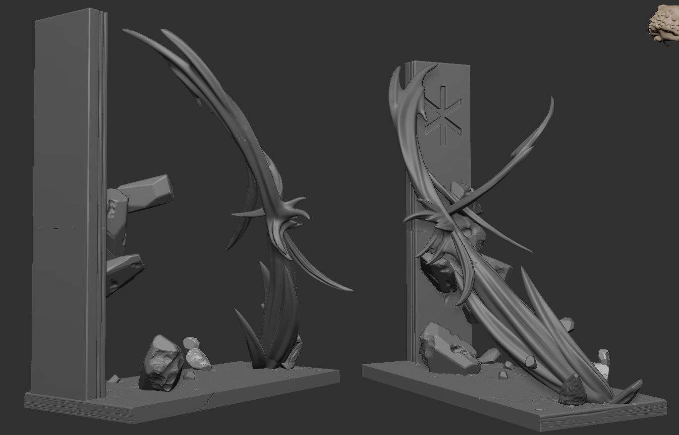 Ichigo Vs Yhwach - Bleach 3D print model_23