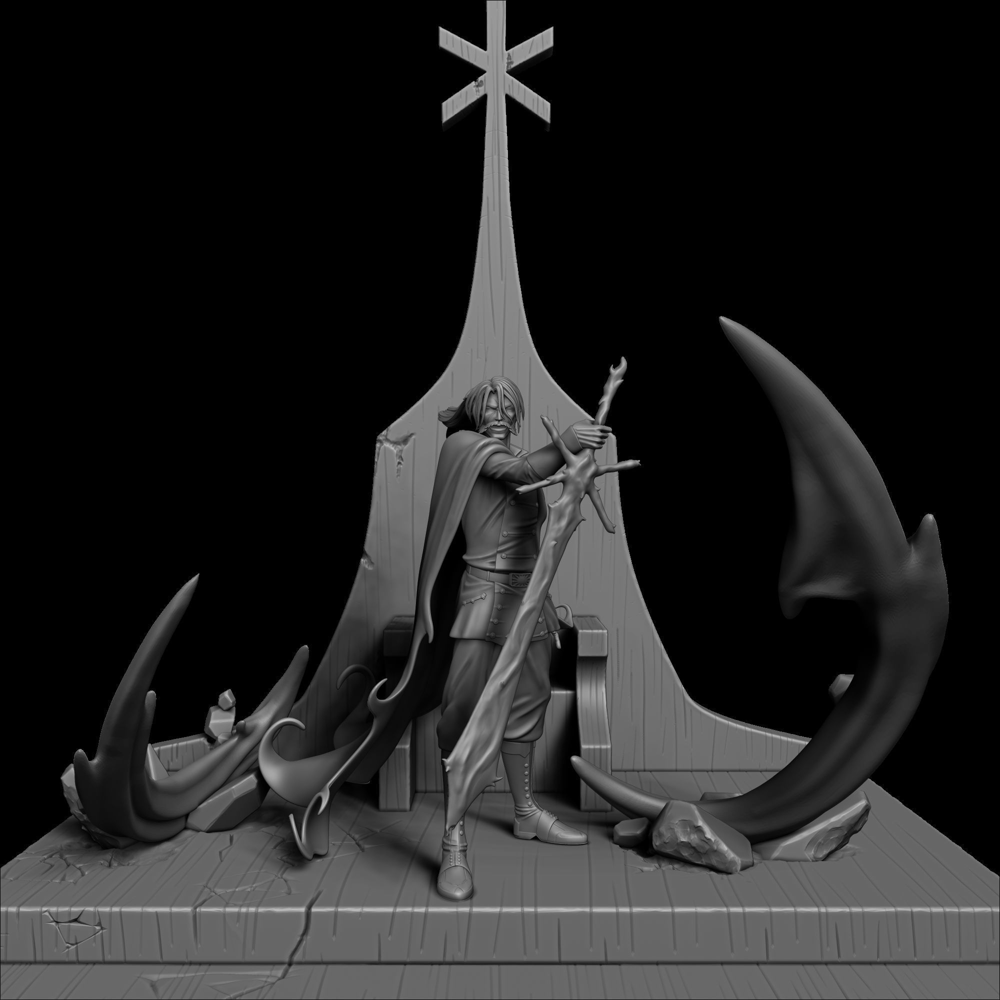 Ichigo Vs Yhwach - Bleach 3D print model_13