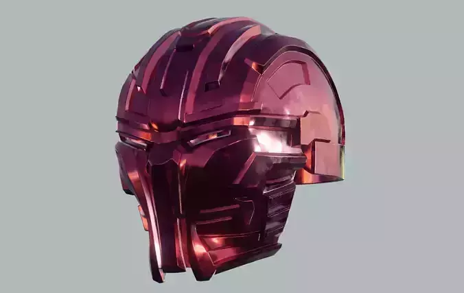 Cyborg  Helmet inspired Mortal Kombat Sirex 3D print model