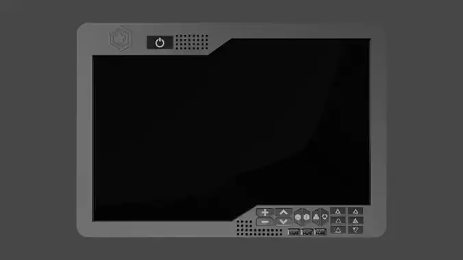 Futuristic Touch Pad Free low-poly 3D model