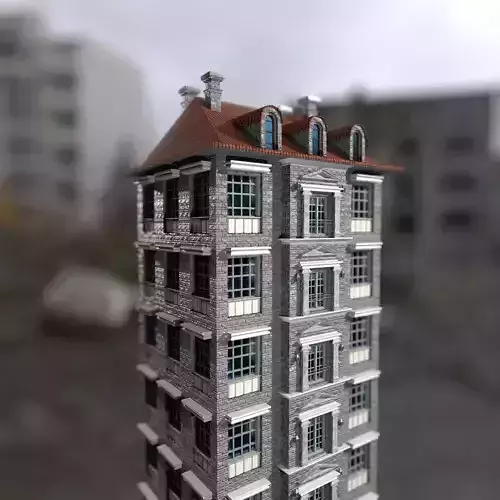 Apartment Building 3D model
