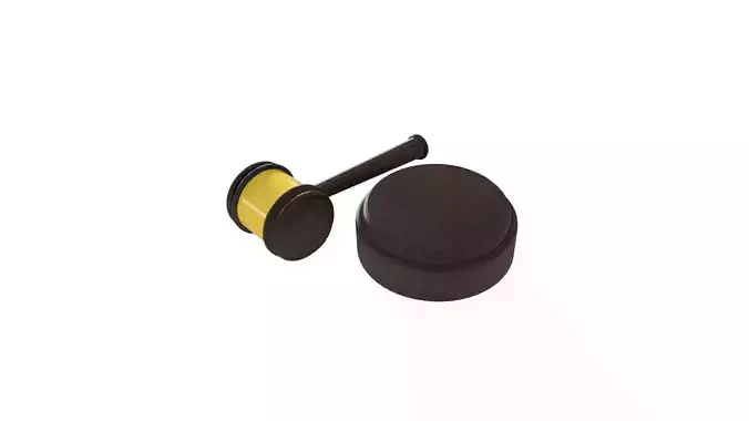 JUDGE ATTRACTOR Low-poly 3D model