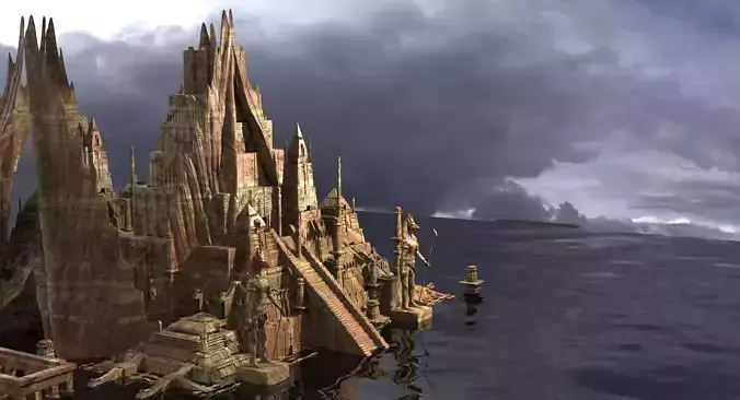 Winged Pyramid Temples