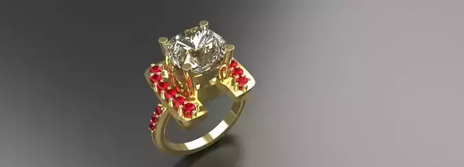 Ladies Diamond Fashion Ring Sterling Gold Platinum Jewelry