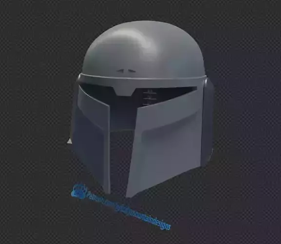 Square Cheek Mandalorian Bounty Hunter Helmet gar saxon style
