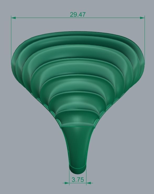 SEA WAVE PLAIN FUSION RING-R04- 3D print model_5