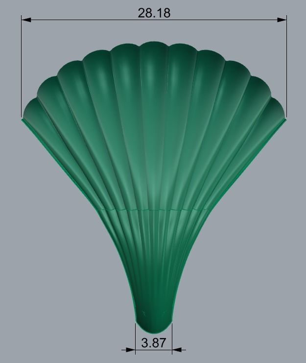 SEA WAVE PLAIN FUSION RING-R06- 3D print model_5