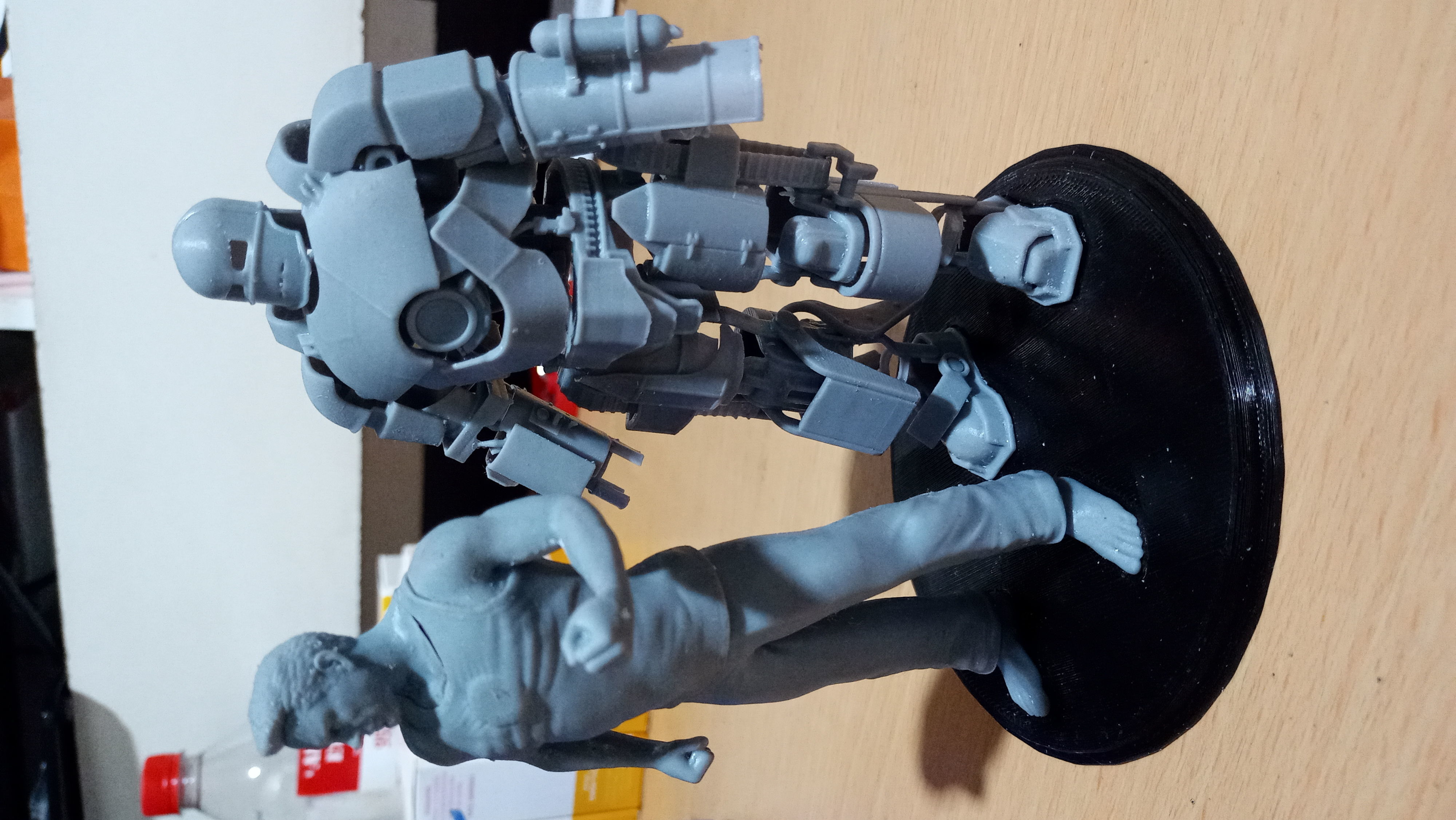 Tony Stark con Mark 1 3D print model_12