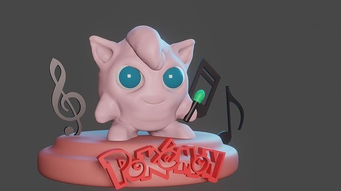 Jigglypuff for 3d print optimizado 3D print model