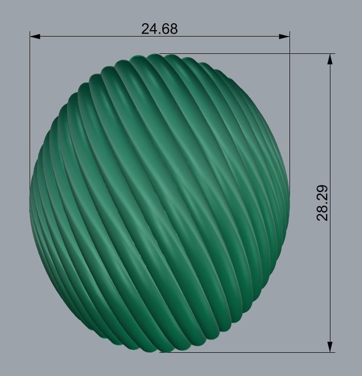 SEA WAVE PLAIN FUSION RING-R08- 3D print model_6