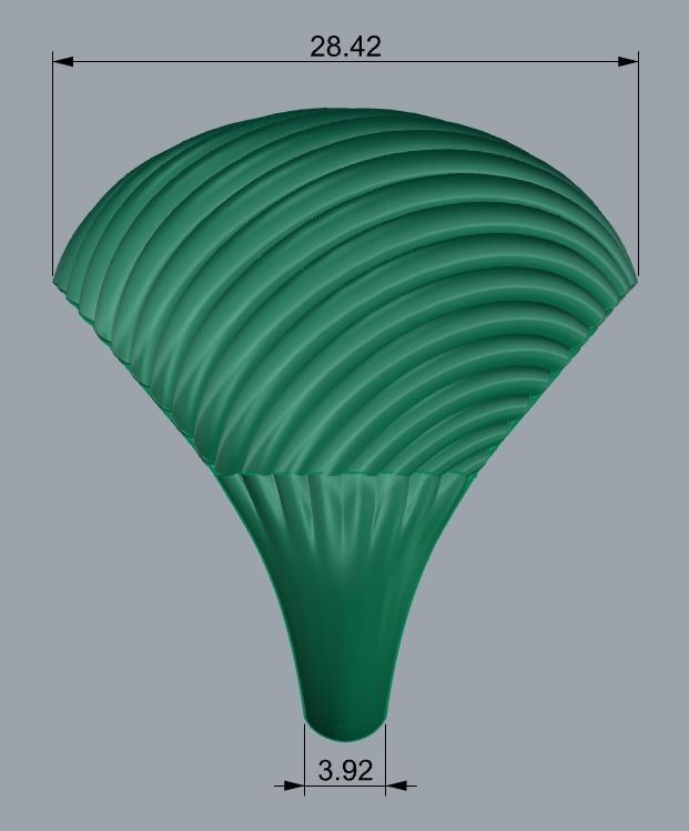 SEA WAVE PLAIN FUSION RING-R08- 3D print model_5