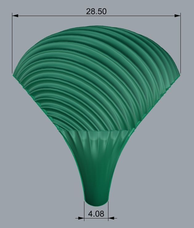 SEA WAVE PLAIN FUSION RING-R09- 3D print model_5