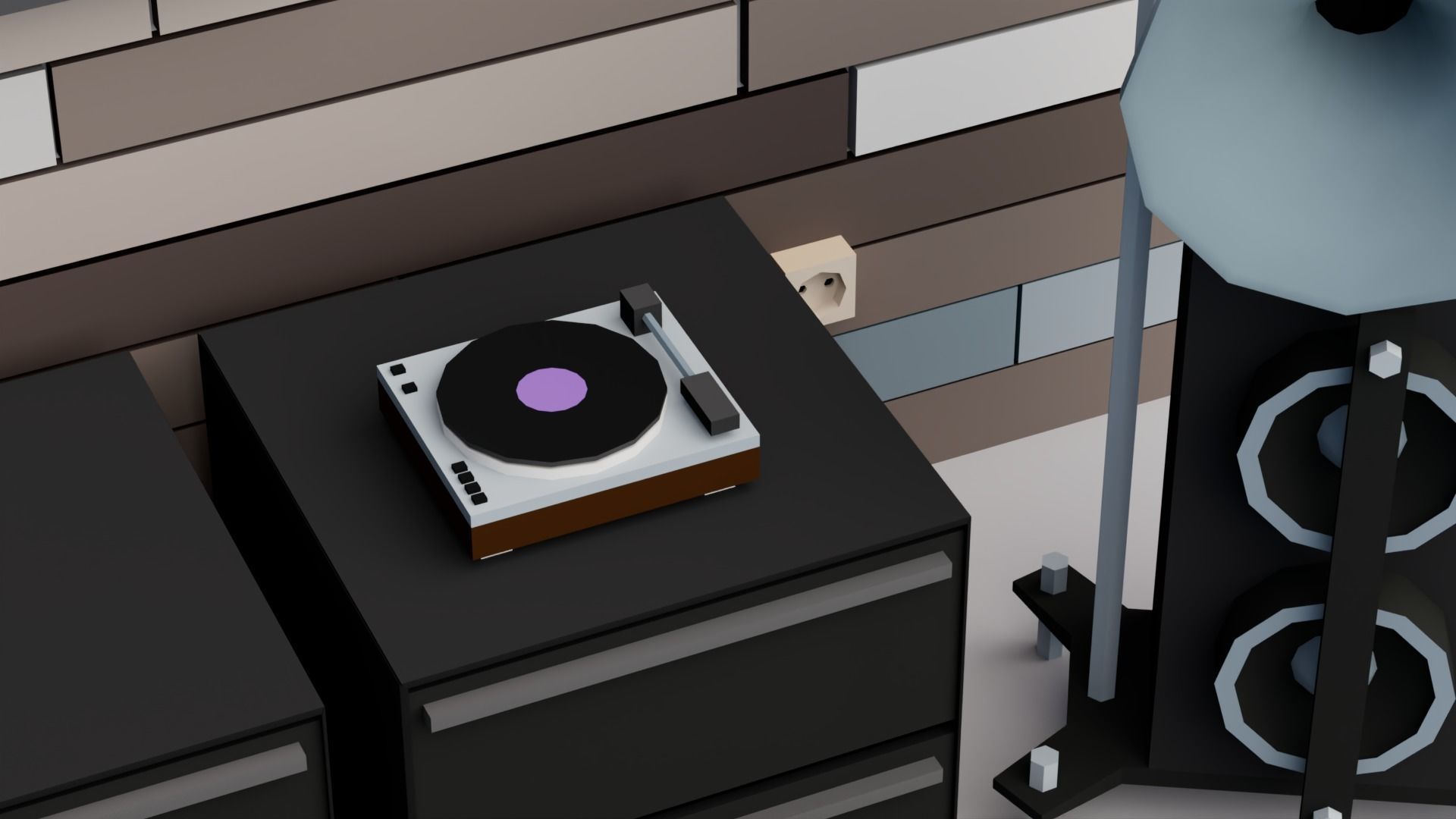 30 Low poly Rooms Interiors 1000 plus unique Objects Low-poly 3D model_51