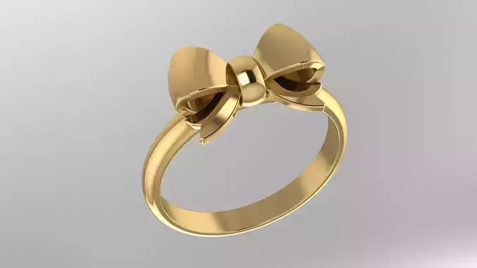 Bow Ring  3D print model