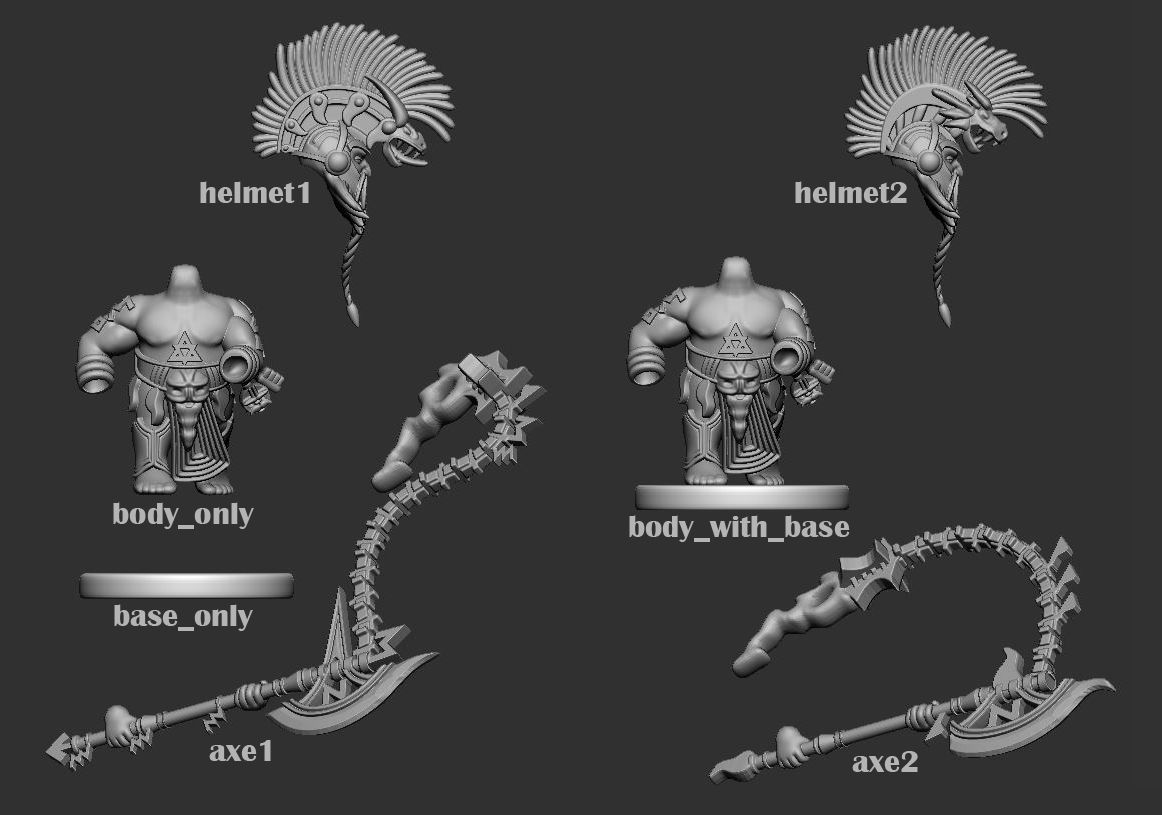 Dwarf Fyreslayers 3D print model_2