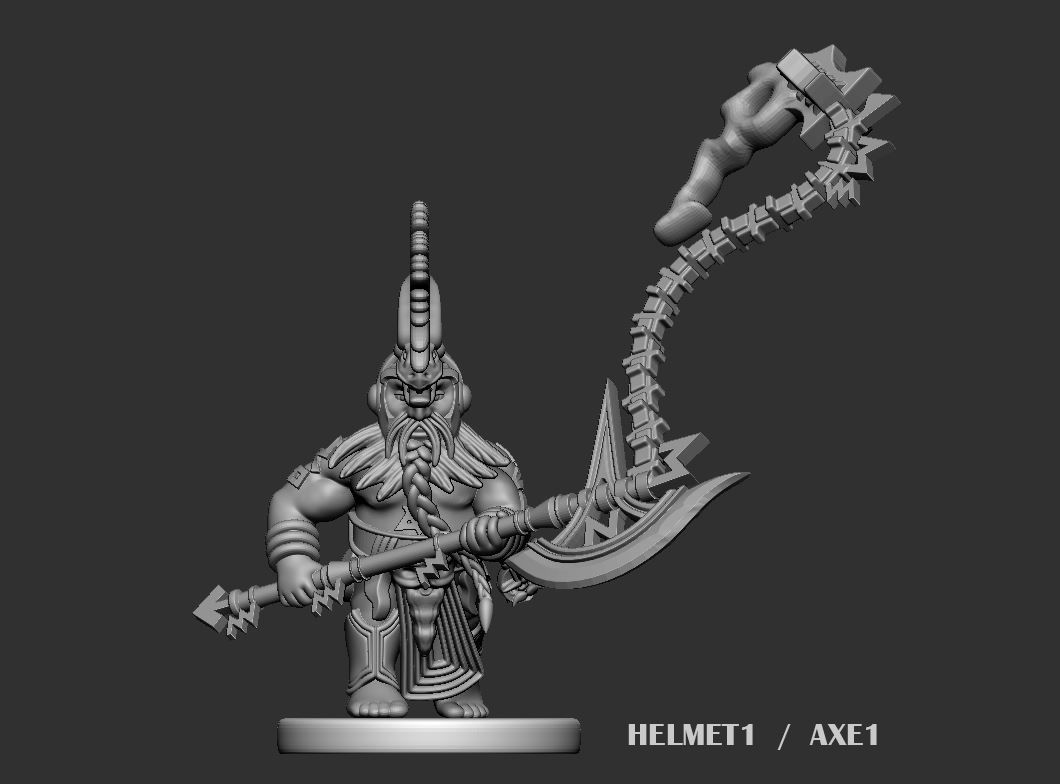 Dwarf Fyreslayers 3D print model_5