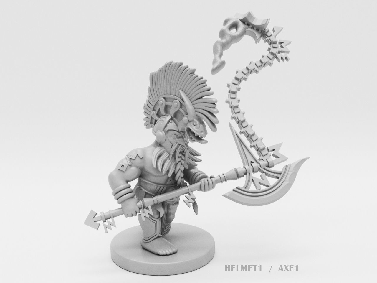 Dwarf Fyreslayers 3D print model_3