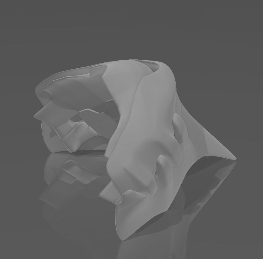 Evangelion Eva unit01 inspired mask 3D print model_2