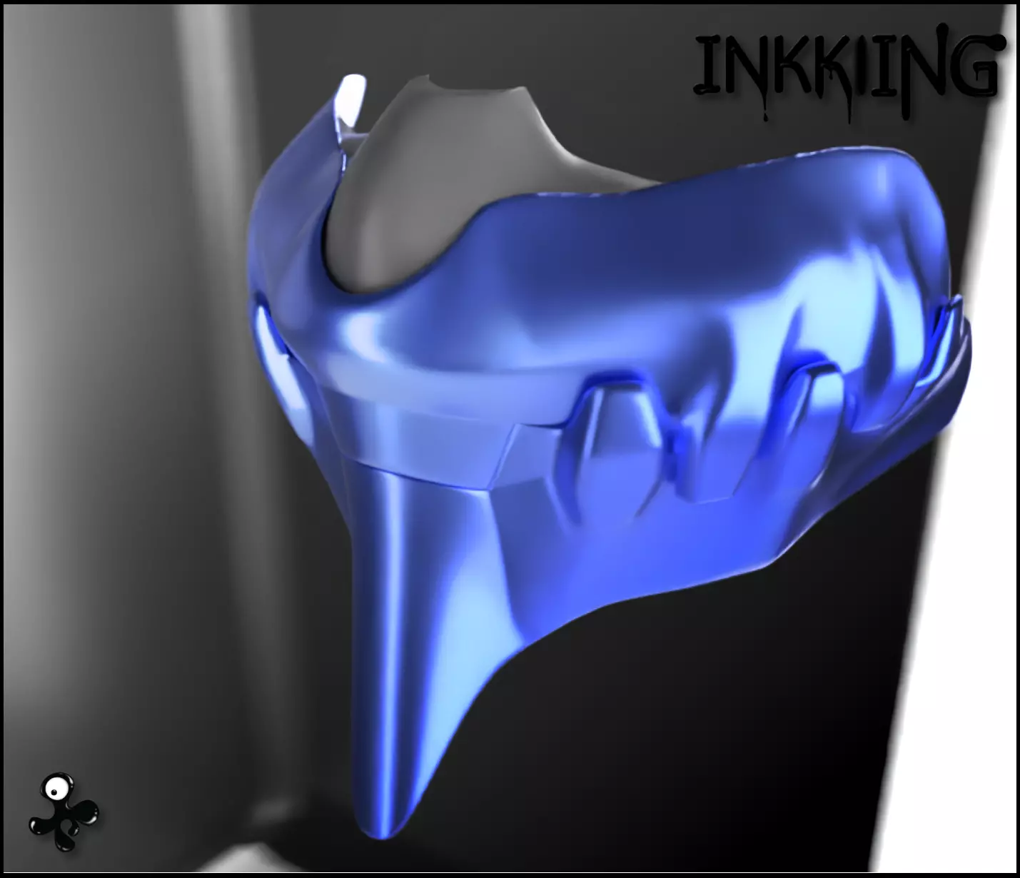Evangelion Eva unit01 inspired mask 3D print model_0