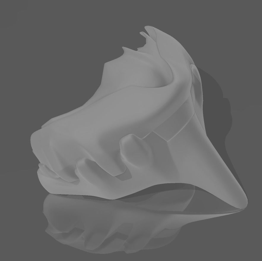 Evangelion Eva unit01 inspired mask 3D print model_3