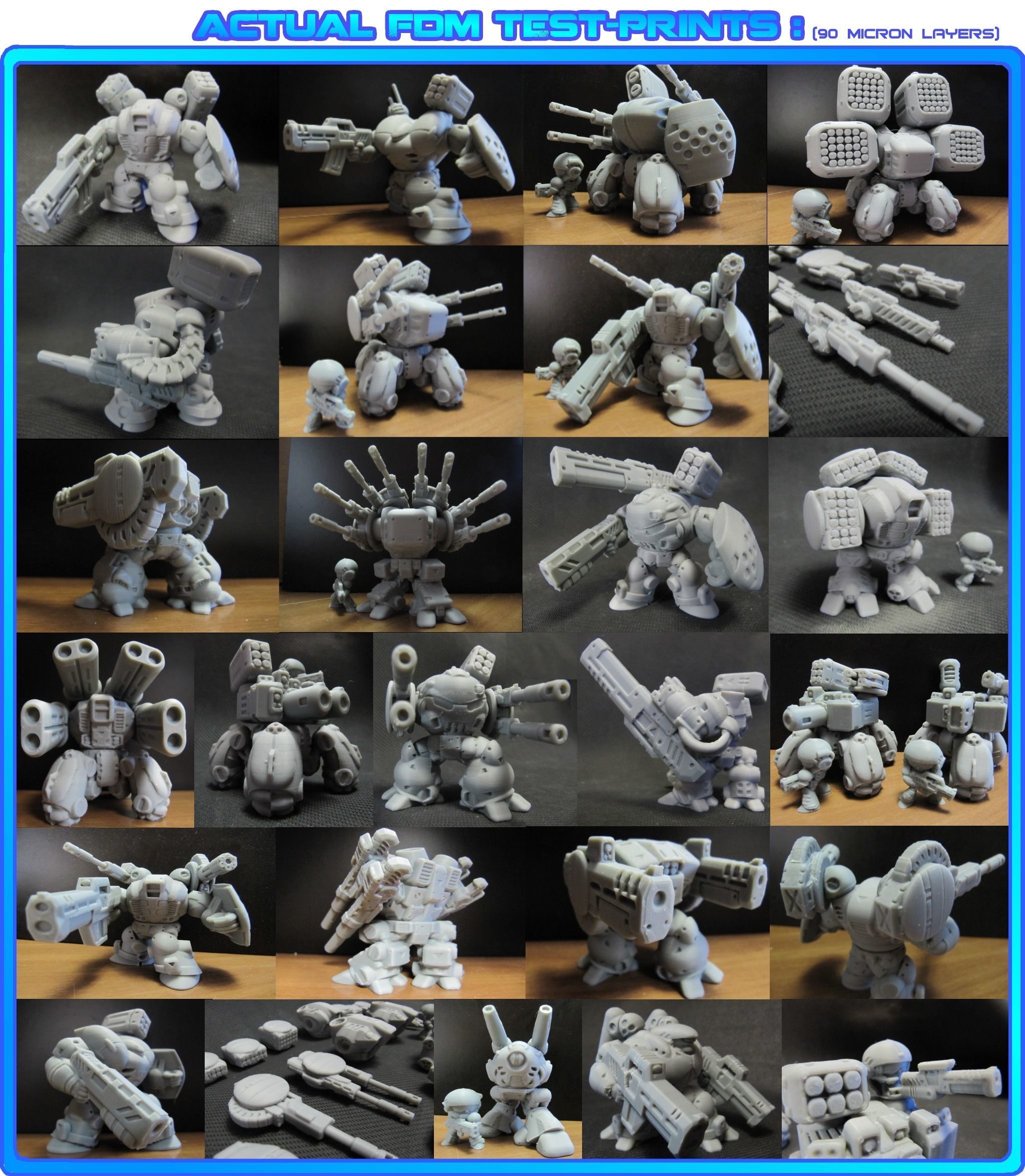 CHIBI TECH SD  RULE BOOK and FREE D6 Free 3D print model_5