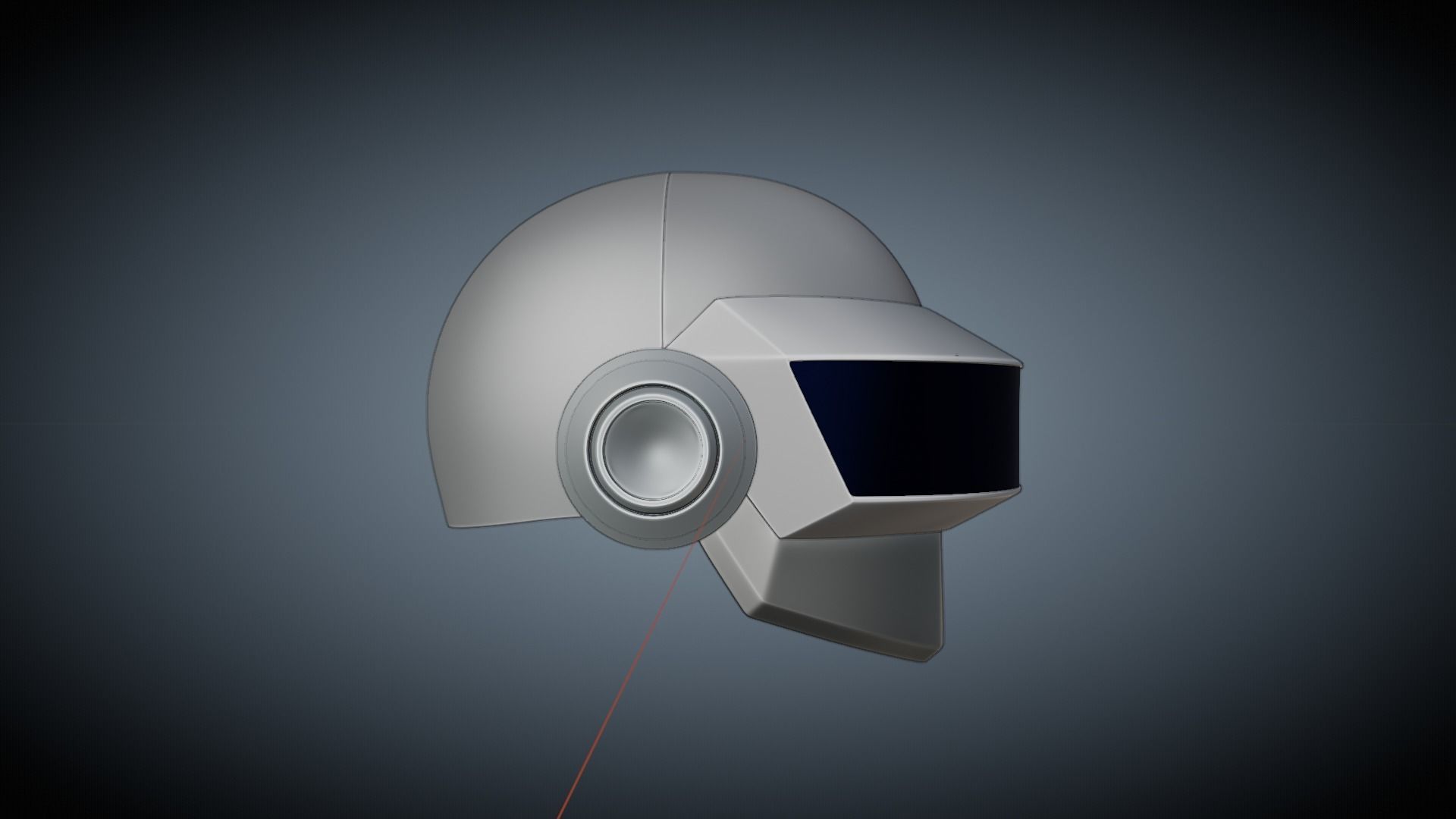 Daft Punk Thomas Bangalter 3D printable helmet 3D model 3D printable ...