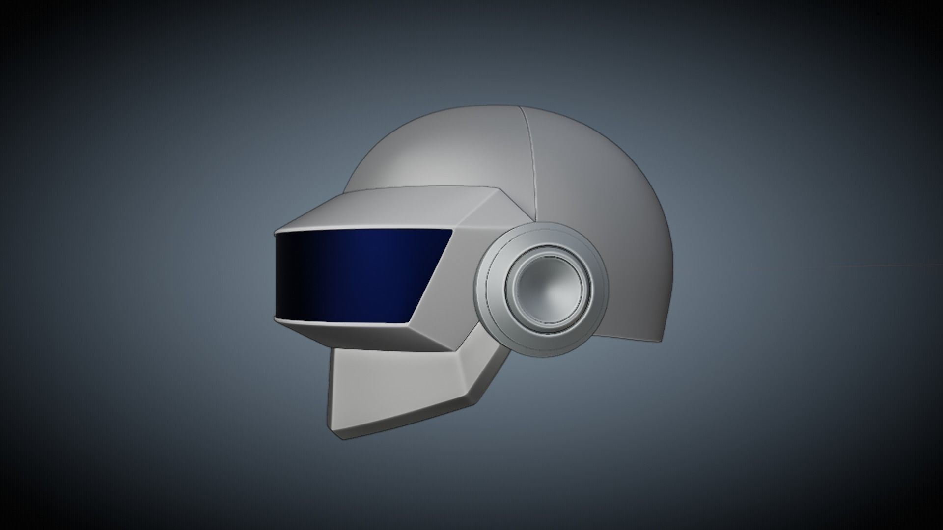Daft Punk Thomas Bangalter 3D printable helmet 3D model 3D printable ...