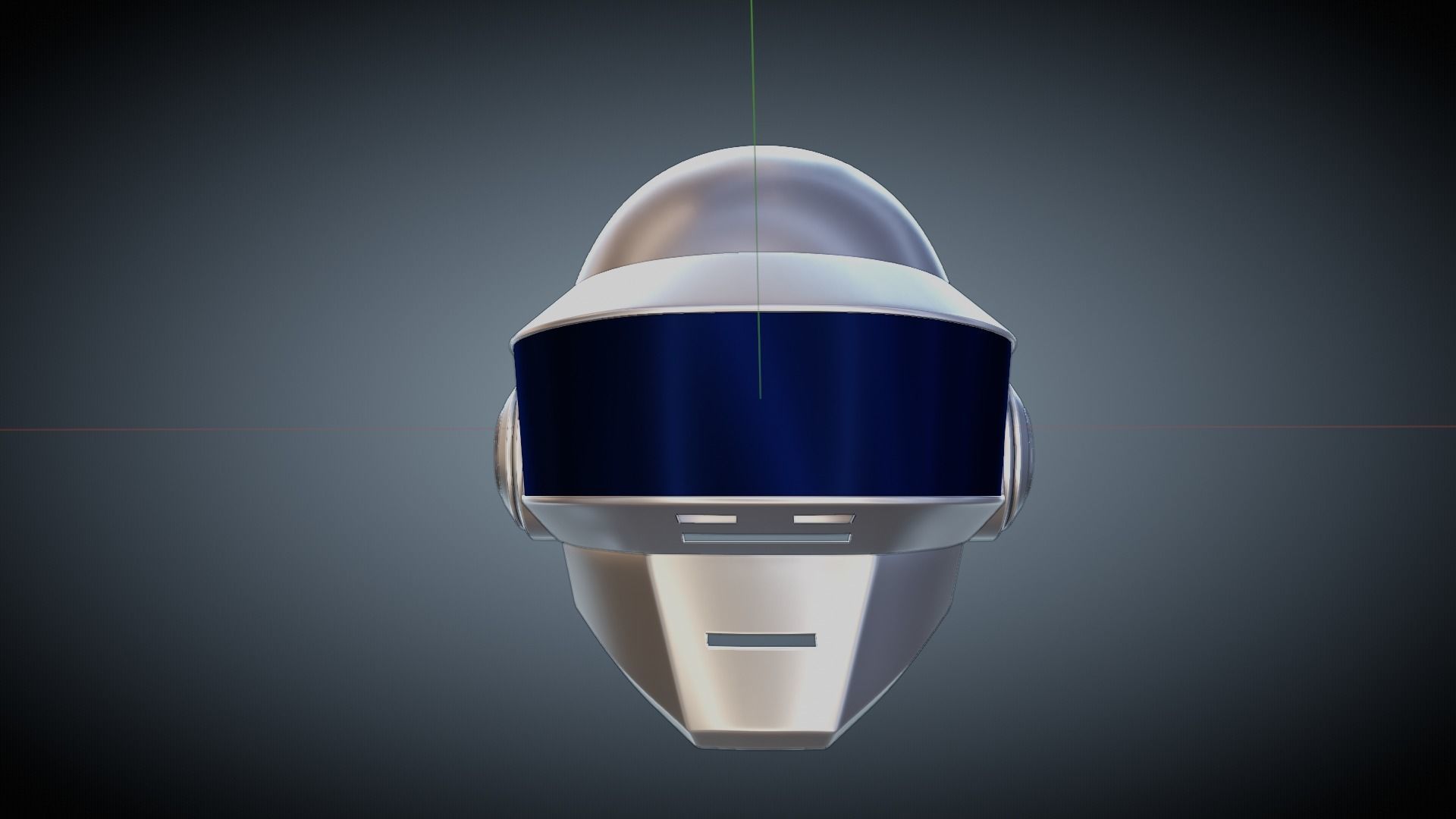 Daft Punk Thomas Bangalter 3D printable helmet 3D model 3D printable ...