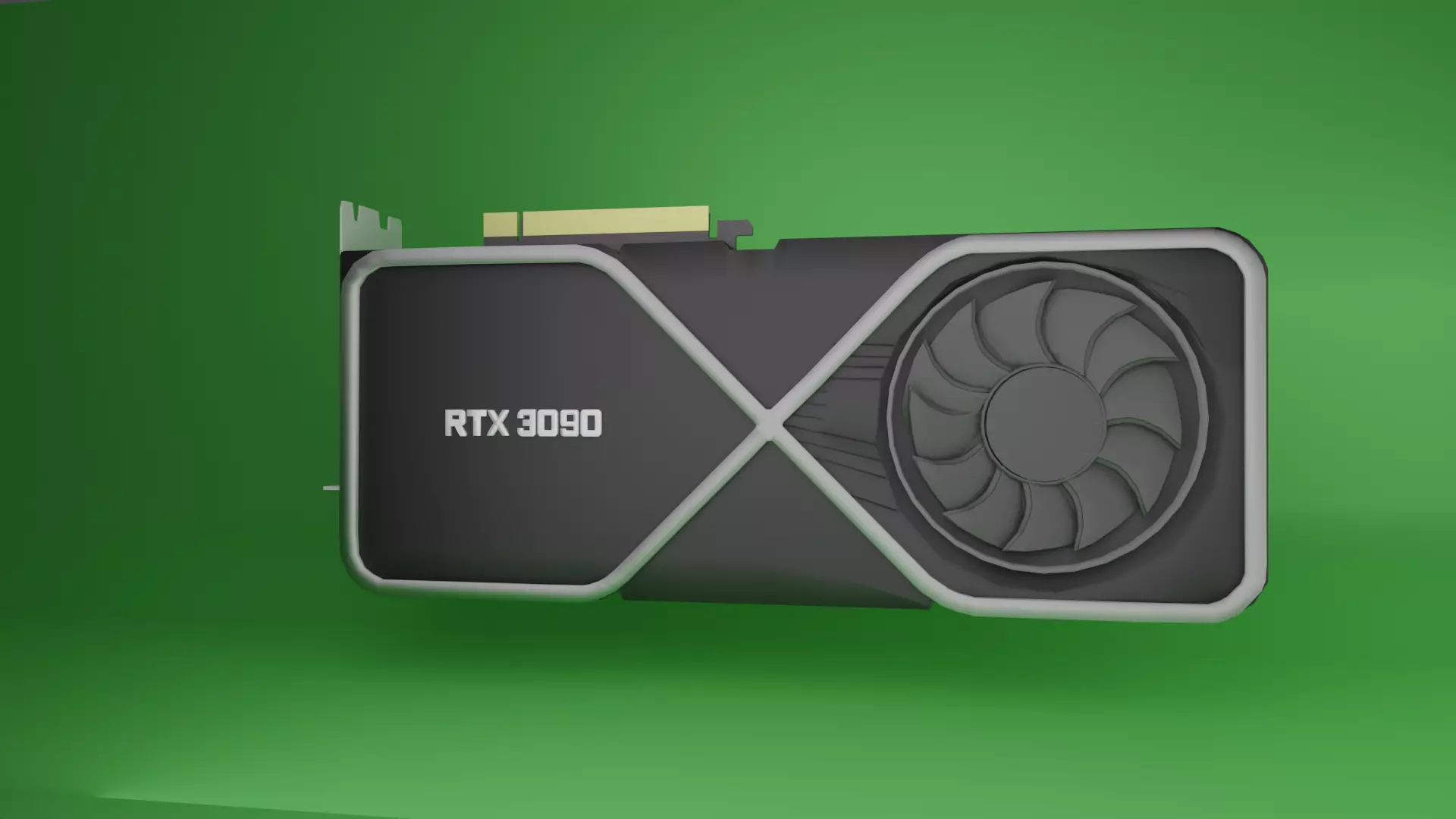 RTX 3090 Free low-poly 3D model_0