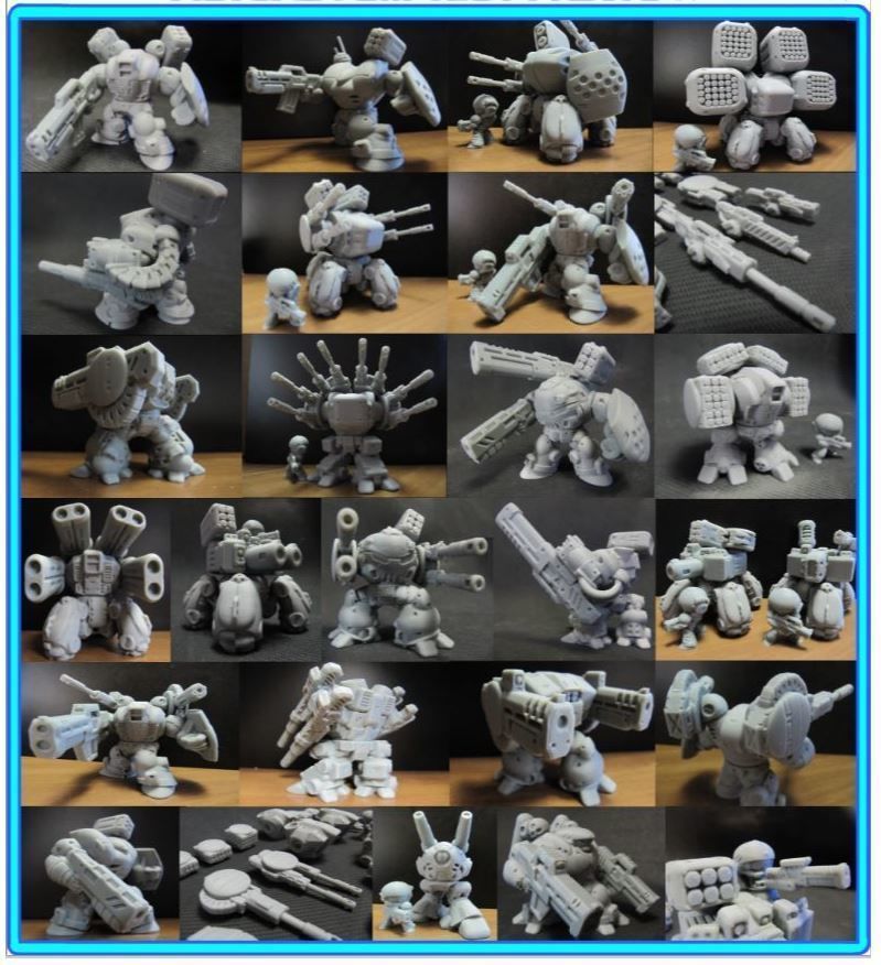 CHIBI TECH SD TAGS CARD DECKS and FREE D6 3D print model_2