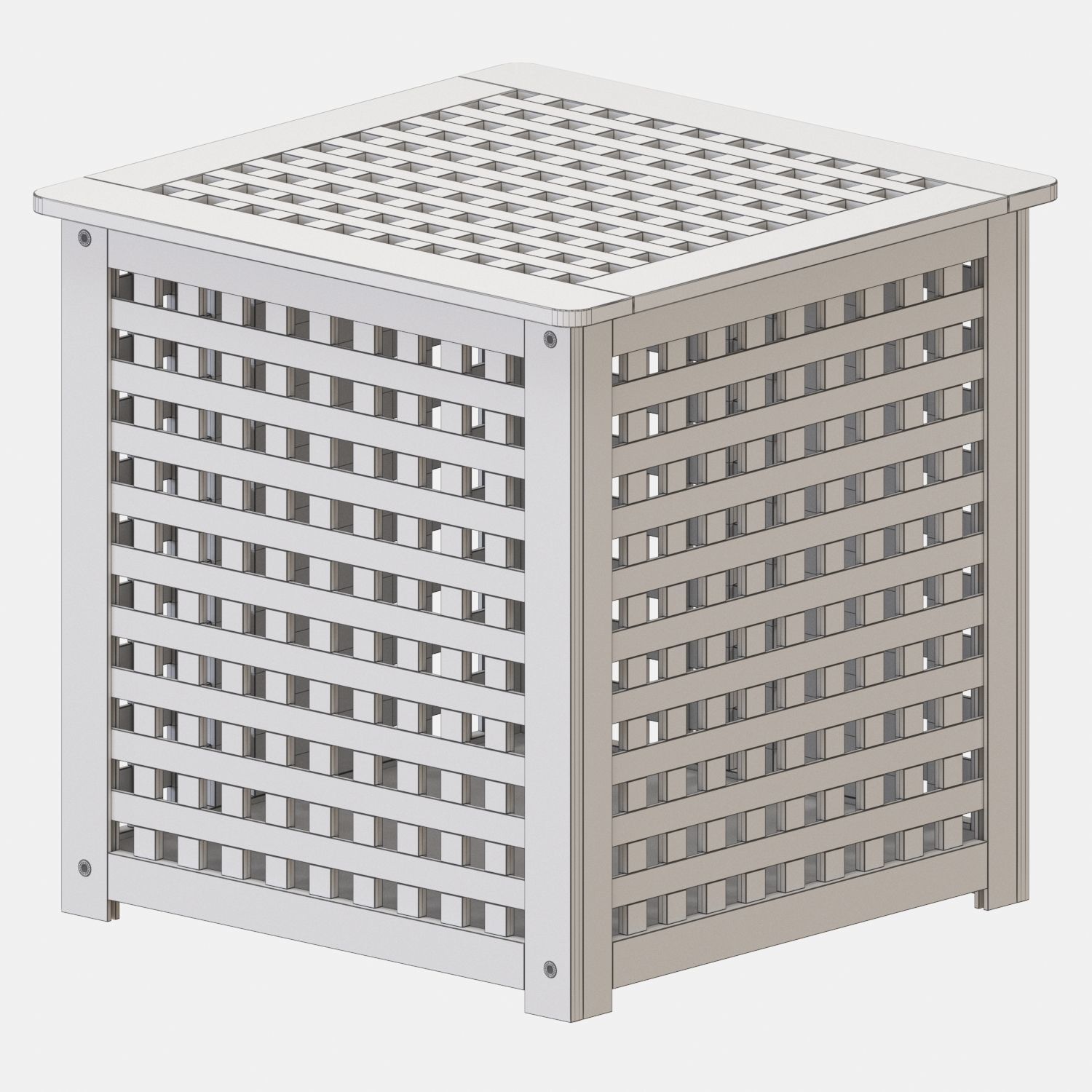 HOL Table  With Storage 3D model_4
