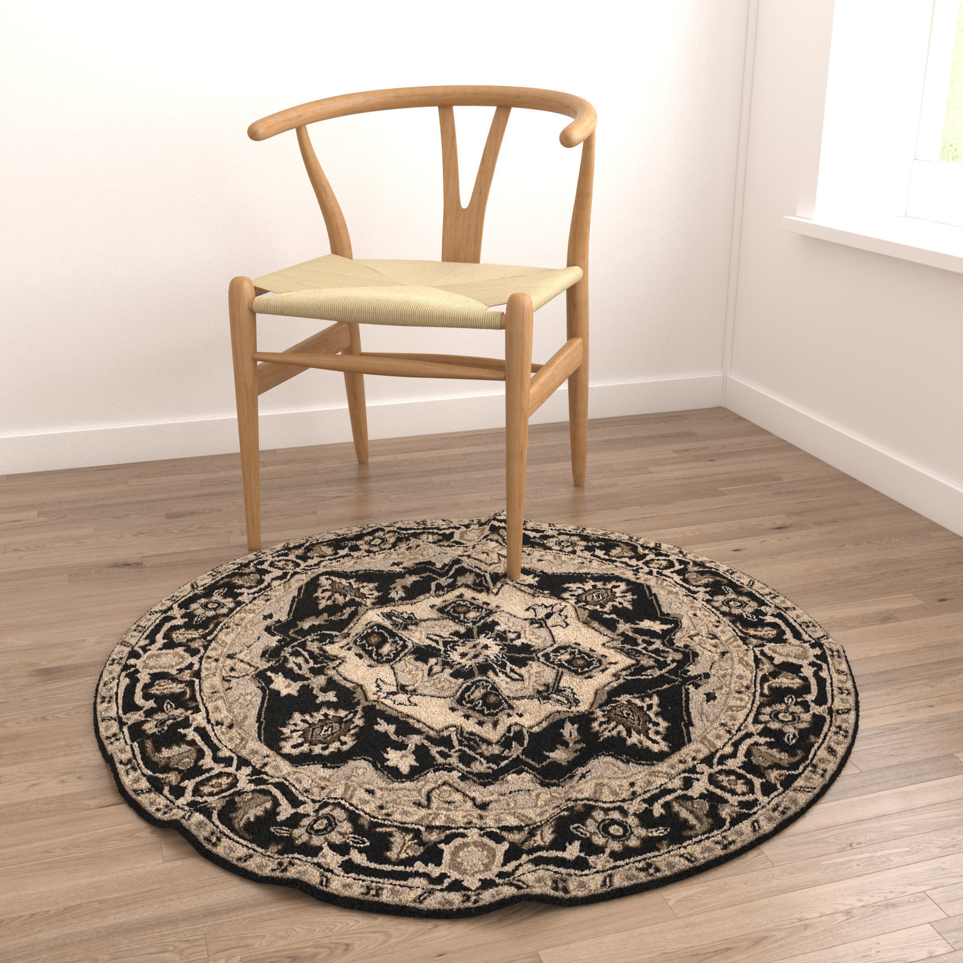 Rugs No 553 Low-poly 3D model_3