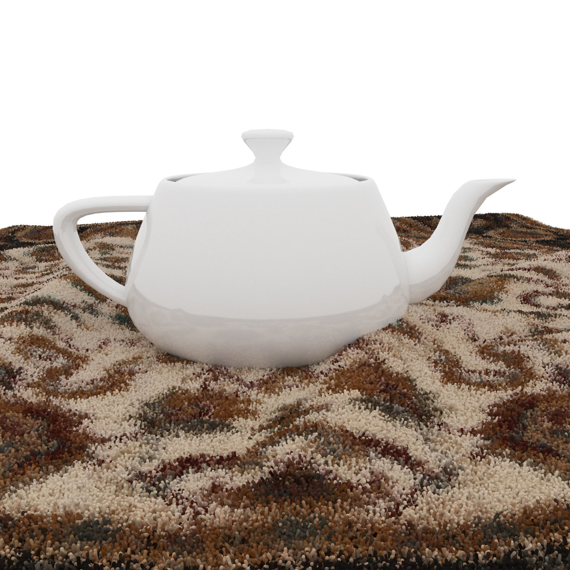 Rugs No 553 Low-poly 3D model_8