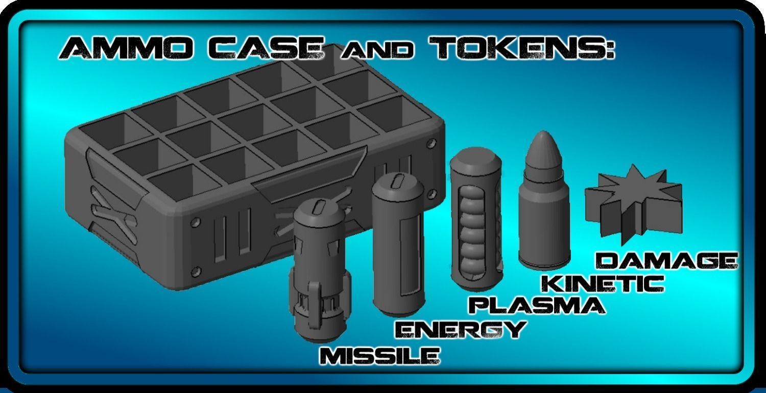 CHIBI TECH SD TOKENS and CASES 3D print model_1