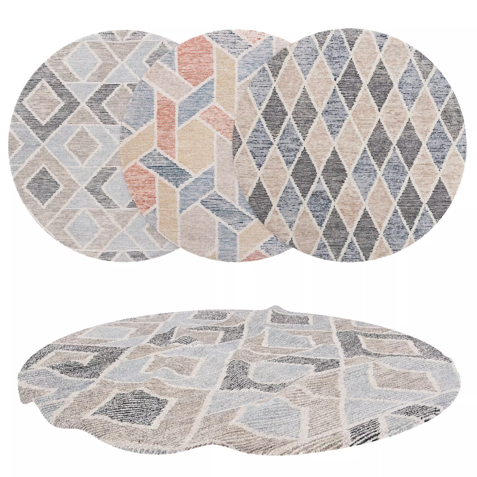 Rugs No 554 Low-poly 3D model_0