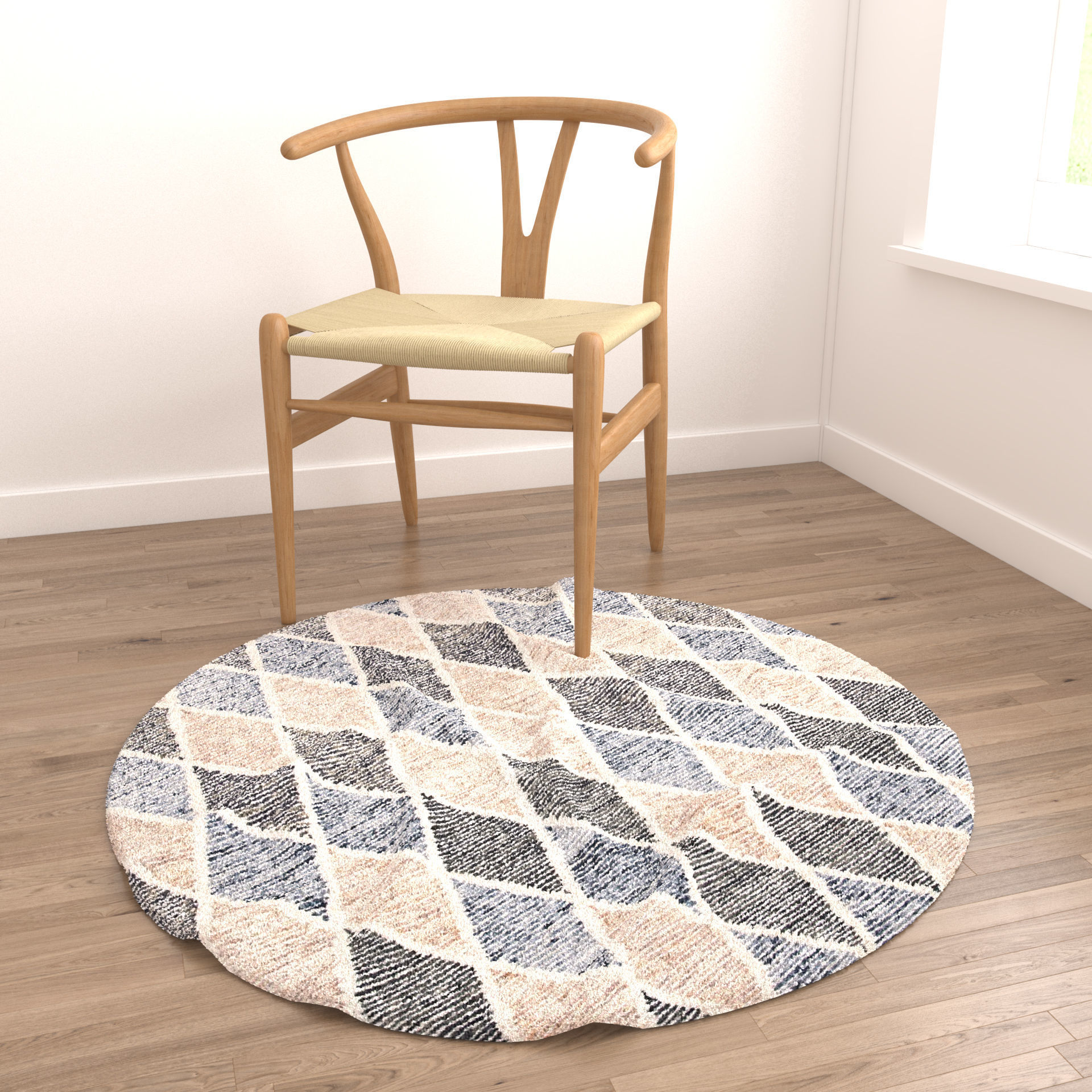 Rugs No 554 Low-poly 3D model_4