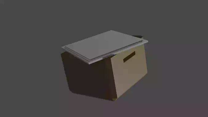 BOX Object  Free 3D model