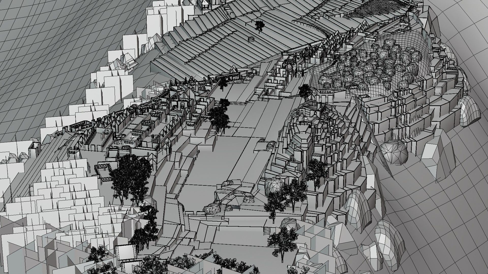 Machu Picchu 3D - Peru - Cuzco Low-poly 3D model_13