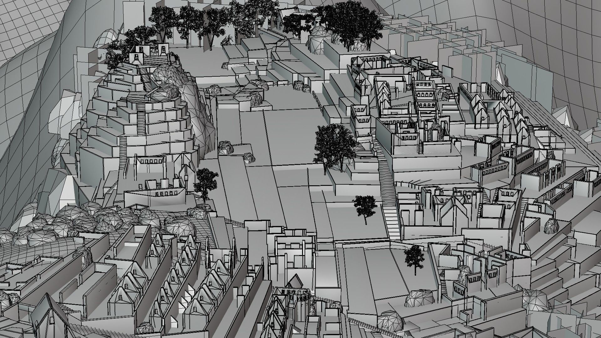 Machu Picchu 3D - Peru - Cuzco Low-poly 3D model_10