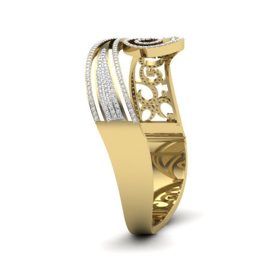 Women Bracelet 3D print model_4