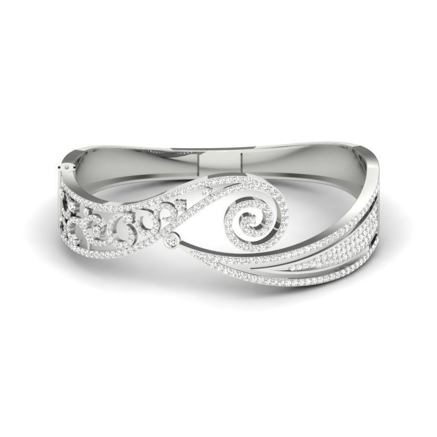 Women Bracelet 3D print model_9