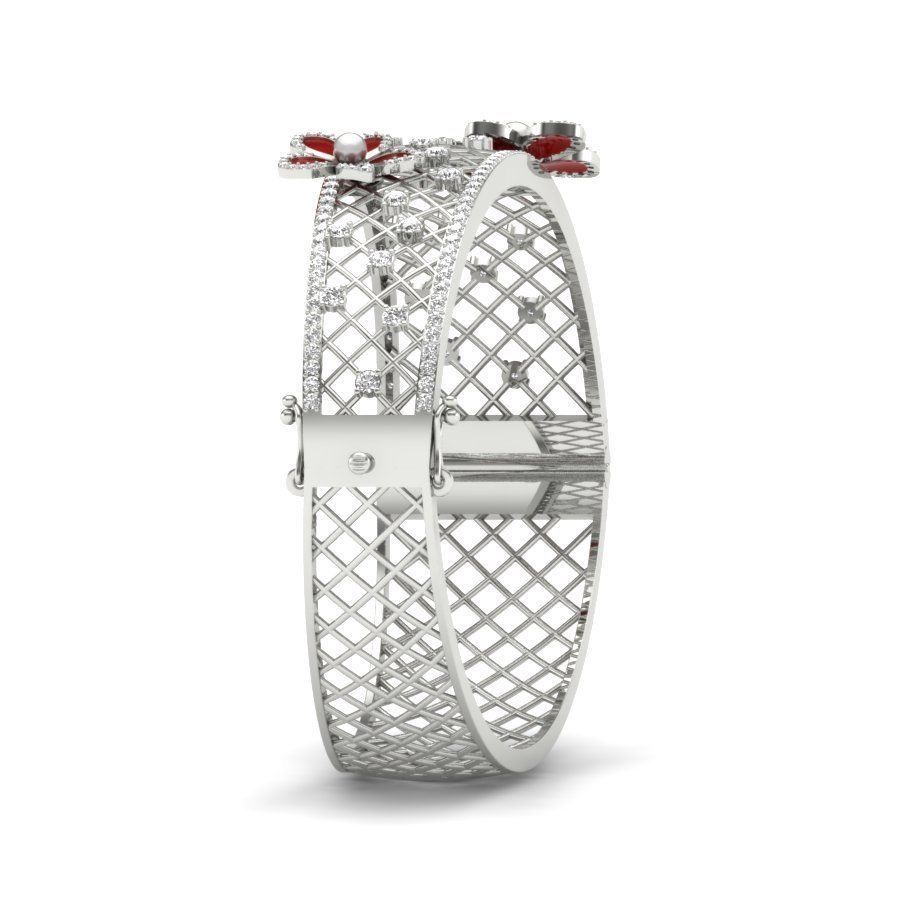 Bracelet Diamond 3D print model_10