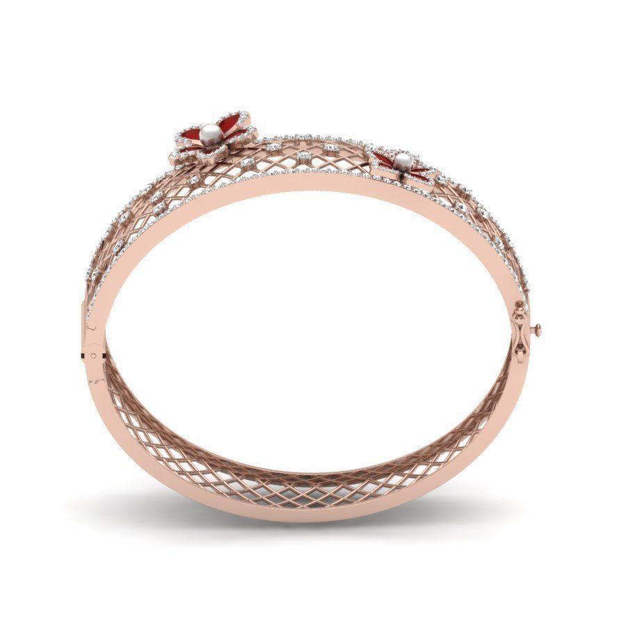 Bracelet Diamond 3D print model_5