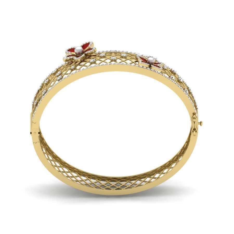 Bracelet Diamond 3D print model_2