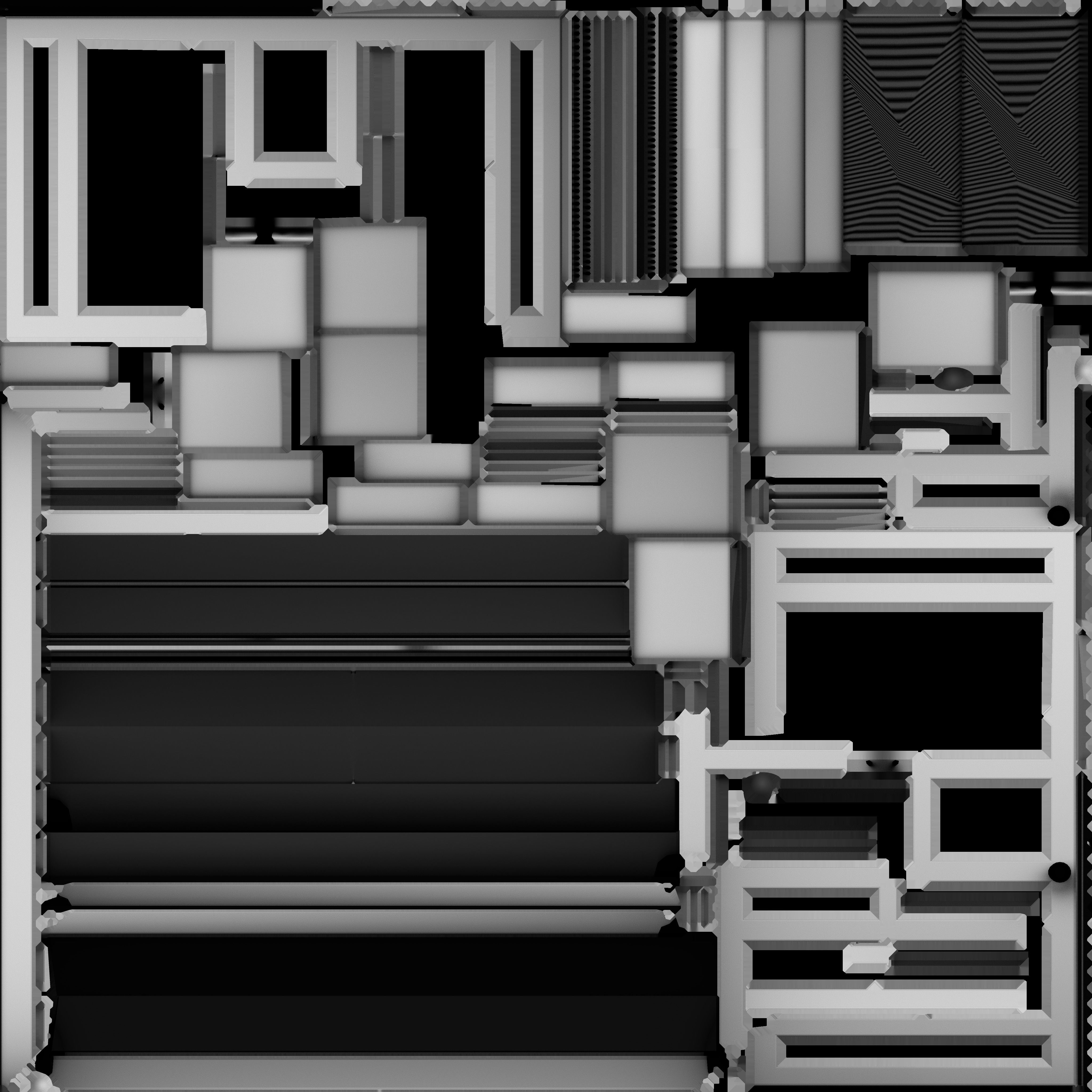 Asian Japanese Realistic Building 3D model_78