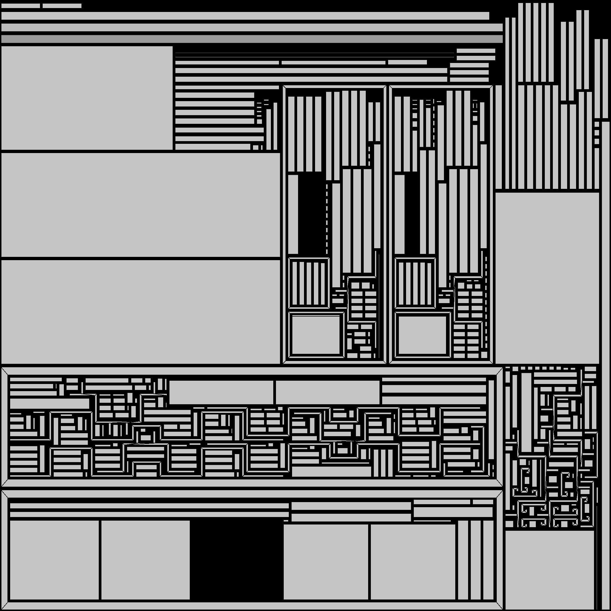 Asian Japanese Realistic Building 3D model_45