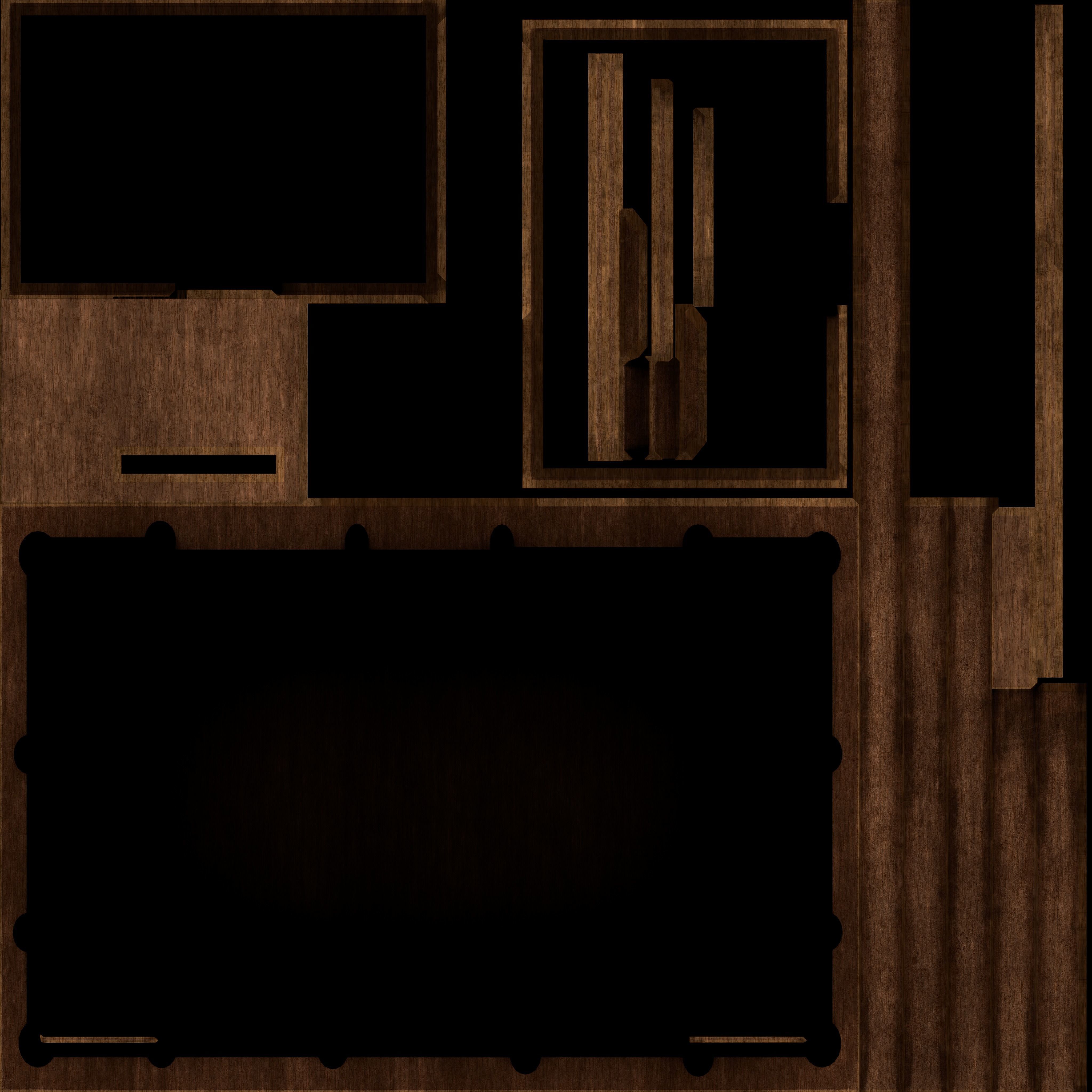 Asian Japanese Realistic Building 3D model_84